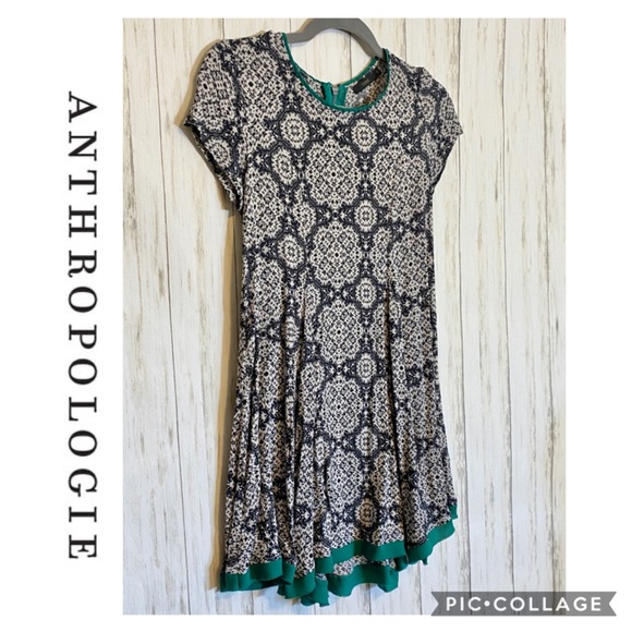 Anthropologie Other - Anthro THML Black & Green Dress